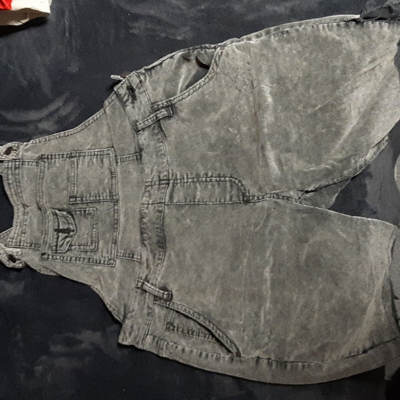 Free people corduroy overall cut offs - Picture 1 of 6